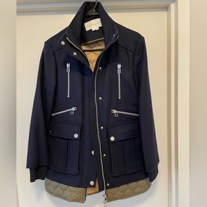 Veronica Beard. Mixed media wool coat. Size: XS.